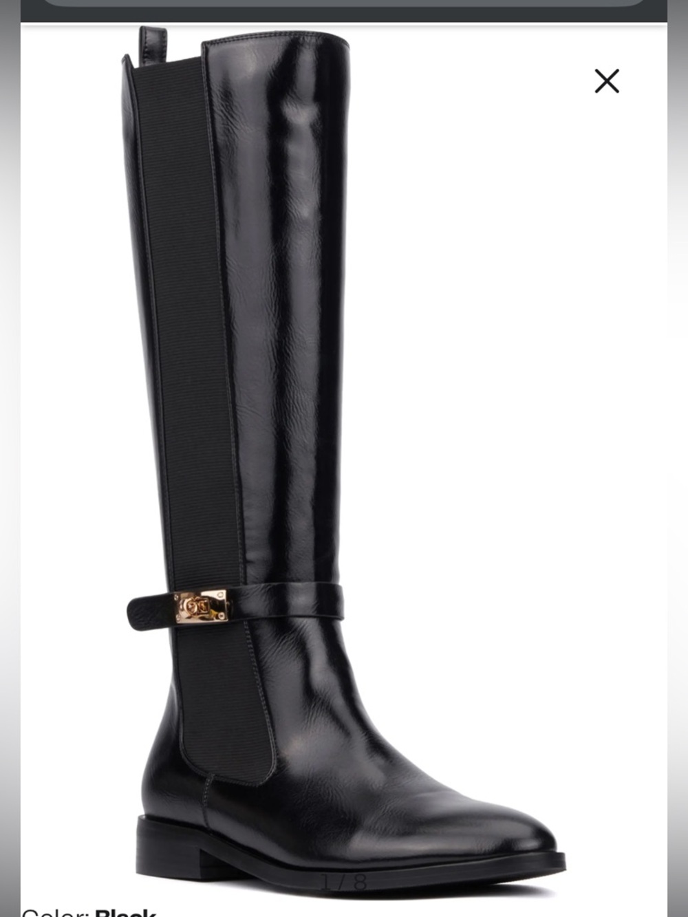 Torgeis Reilly Black Knee High Boots Women’s Size 10 NEW